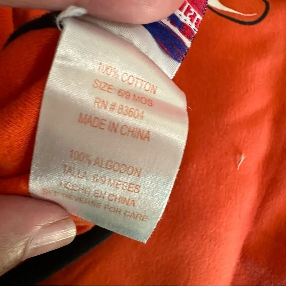 San Francisco Giants Orange Receiving  Blanket